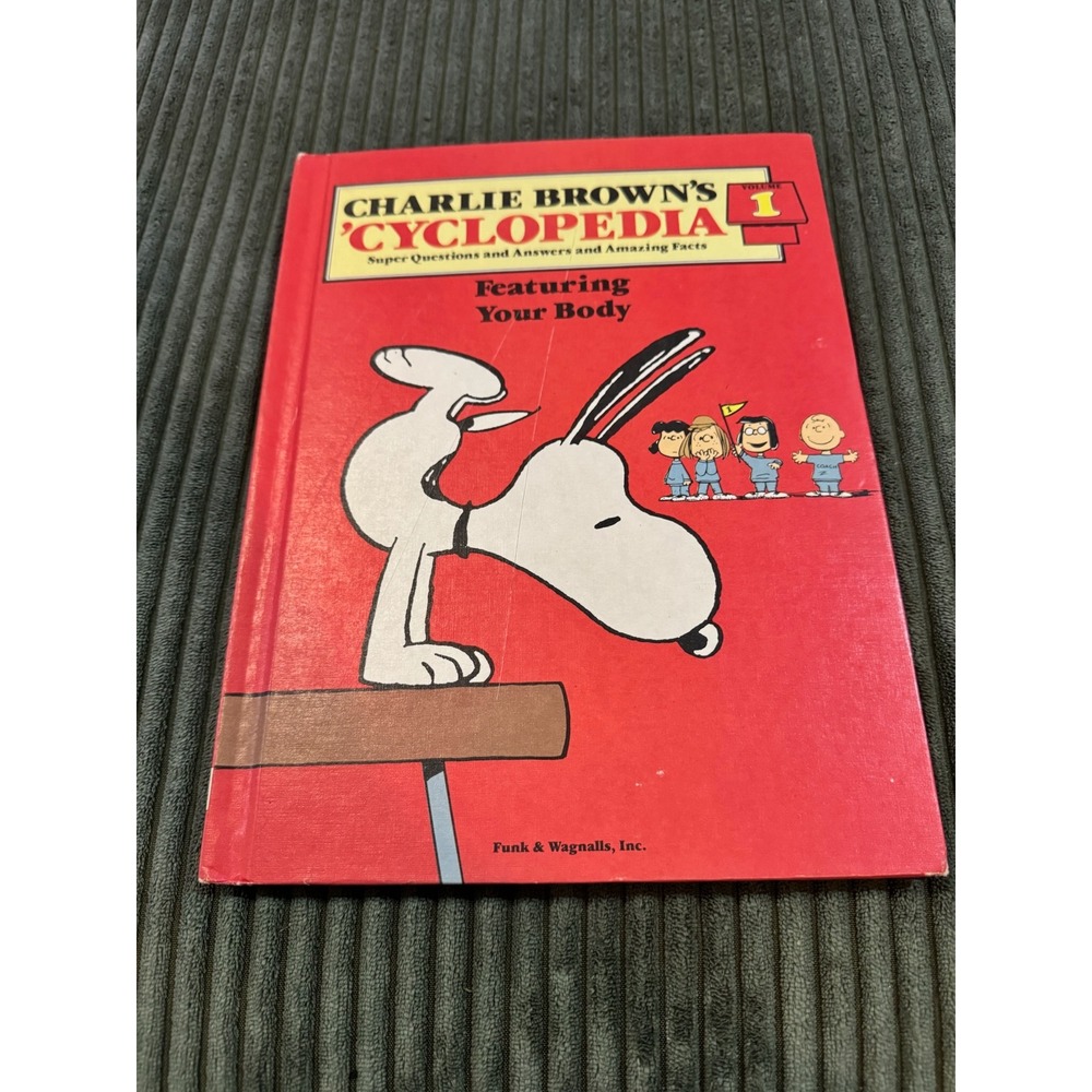 Charlie Browns Cyclopedia Volume 1 Featuring Your Body Kids Educational Book